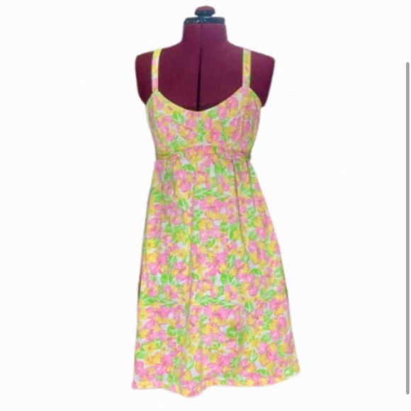 Lilly Pulitzer Empire Waist Floral Dress - Picture 1 of 10